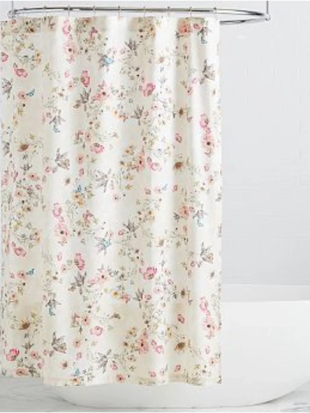 Pottery Barn Monique Lhuillier Tuileries Shower Curtain Butterfly French